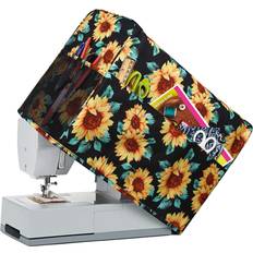 Mechanical Sewing Machines Natur@cho Sewing Machine Dust Cover, Durable Cover Compatible with Most Standard Singer and Brother Sewing Machine with Pockets