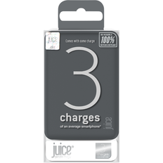 Juice 3 charge portable power bank 10,000mah grey iphone, samsung, google