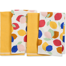 Kitchen Towels Sur La Table Lemon Zest Citrus Fruit Kitchen Towel Yellow, White, Blue