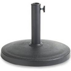 Best Parasol Bases Shatchi 12Kg Concrete Round Parasol Base Black Heavy Duty Weight