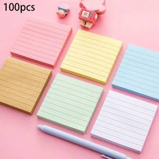 Shein pcsPack Colored Sticky Notes Square Strong Stickiness Perfect Sticky Notes