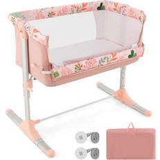 Costway Folding Baby Bassinet Bedside Sleeper