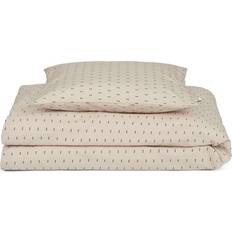 Liewood Fabrics Liewood Ingeborg Junior Printed Bedding Double Dot Silver Lining
