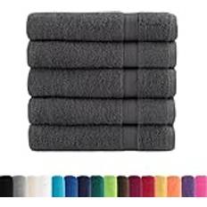 OEKO-TEX Bath Towels vidaXL Premium Shower Towels Solund 25pcs 70x140cm 600gsm Bath Towel Grey (140x70cm)