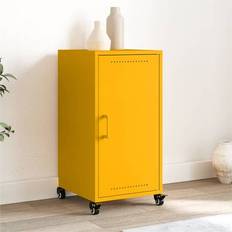 Yellow Cabinets vidaXL Mustard Sideboard