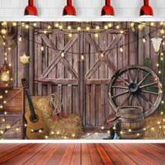 Photo Backgrounds Shein pc ft Brown Western Cowboy Farm Style Background Cloth For Photography Decoration Birthday Party Decor Setting Background Cloth