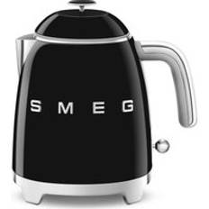 Smeg Black Kettles Smeg Retro 50's Style Mini Kettle, 1400W, 0.8L