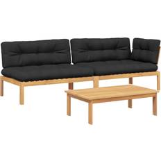 vidaXL 3 Outdoor Lounge Set