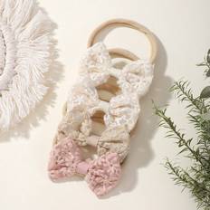 Children Headbands Shein pcs Hollow Out Lace Butterfly Shaped High Elasticity Hairband