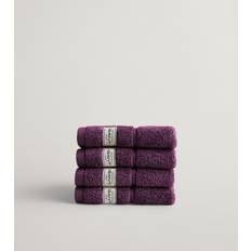 Gant Home Håndklæder Gant Home Håndklæde Premium 4-Pack 30x30 cm Badehåndklæde Lilla (30x76.2cm)