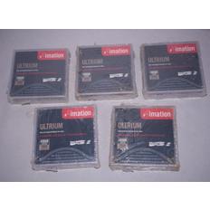 Imation 5x lto ultrium 2 400gb cartridges joblot bundle