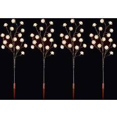 Premier Set of 4 60cm warm white lotus path lights