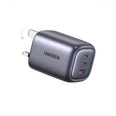 UGREEN 65w usb c gan fast charger plug for iphone samsu foldable 3-port macbook pro/air