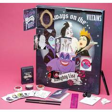 Paladone Disney villains 'naughty list' 24 door christmas stationery advent calendar