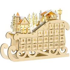 Northio Adventskalender Med Led-Ljus 45 x 10 x 31 cm