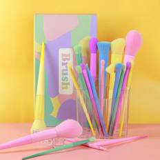 Cosmetics Shein Pc Colorful Makeup Brush Macaroon Color Series Eyeshadow Brush Powder Brush Nose Shadow Brush Colorful Brush Makeup Tool