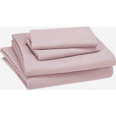 Amazon Basics Kid's Bed Sheet Pink (243.8x)