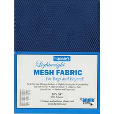 Metervarer Annie lightweight mesh blastoff Fabrics Blue