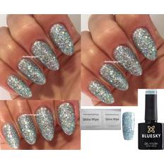 Green Gel Polishes Blue Sky gel polish green glitter blz49 diamond nail soak
