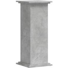 vidaXL Supporto per Piante Grigio 33 x 33 x 80 cm in Legno