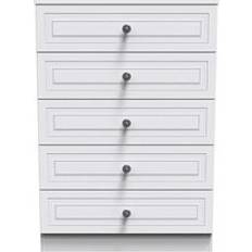 Linen Chest of Drawers Welcome Richmond Assembled 5 Chest of Drawer