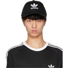 Shein Accessories Shein Originals Black Trefoil Baseball Cap