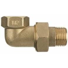 Invena Invena 1 inch Threaded Pipe Joint Union Elbow Fittings Female x Male Brass