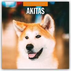 Røde Kalendere Akitas 2025 Square Wall Calendar