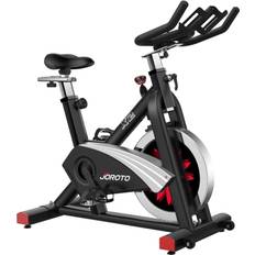JOROTO X2 Exercise Bike for Home Use 136kg Weight Capacity & Magnetic Resistance &16kg Flywheel & Belt Drive Indoor Cycling Bike