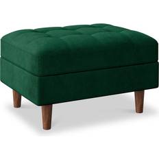 Turquoise Foot Stools Roseland Furniture Skye Tufted Foot Stool