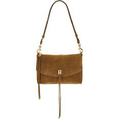 Rebecca Minkoff Darren Top Zip Shoulder Bag in Brown