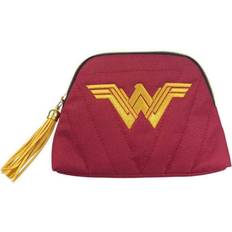 Trousses de maquillage Wonder Woman Cosmetic Bag Justice League Makeup Bag DC Comics Burgundy