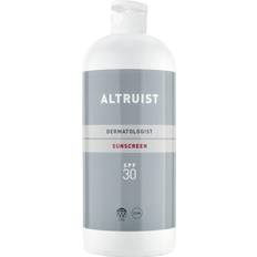 ALTRUIST Sunscreen SPF30 1 Litre bottle UVA UVB non-sticky hypoallergenic