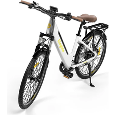 E-City Bikes Eleglide T1 STEP-THRU Electric Trekking Bike - White Unisex