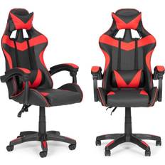 Gamingstolar Modern Home Ergonomisk Spelstol i Hållbart Läder med Justerbart Ryggstöd