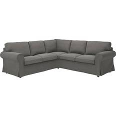IKEA EKTORP Hakebo Dark Grey Soffa 243cm 4-sits