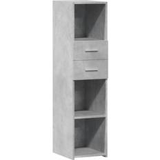 vidaXL 846155 Concrete Grey Armadio 30x124cm