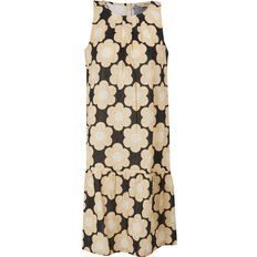 Regatta Orla Kiely Summer Sleeveless Dress - Black Sixties Daisy