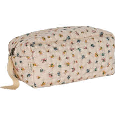 Small Quilted Toiletry Bag - Bloomie Blush