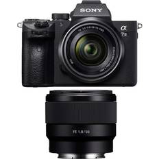 Digital Cameras on Black Friday sale Sony Alpha 7 III + FE 28-70mm F3.5-5.6 OSS + 50mm F1.8