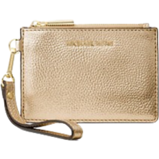 Michael Kors Coin Purses Michael Kors Metallic Leather Coin Purse - Pale Gold