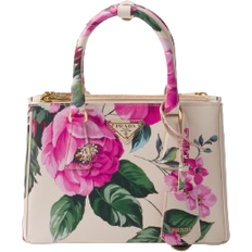 Prada Galleria Printed Bag - Begonia Pink