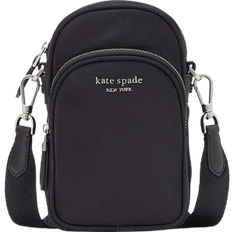 Kate Spade Sam Ksnyl Nylon North South Phone Crossbody - Black