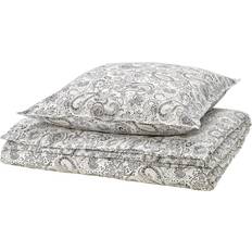 IKEA Rodgersia Bettbezug Grau, Weiß (220x155cm)