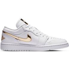 Nike Air Jordan 1 Low SE W - White/Metallic Gold