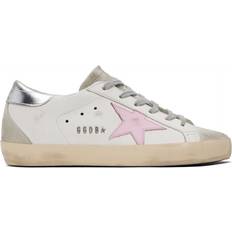 GOLDEN GOOSE Women Shoes GOLDEN GOOSE Super-Star W - White/Pink/Silver