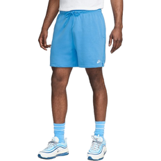 Nike Club Men's French Terry Flow Shorts - University Blue/White