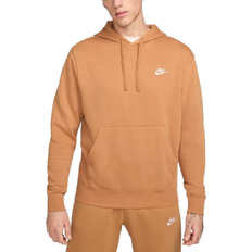 Nike Sportswear Club Fleece Pullover Hoodie - Flax/White