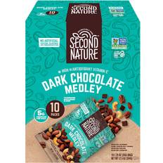 Nuts & Seeds Second Nature Nut Medley Mix Dark Chocolate 12.5oz 10 1