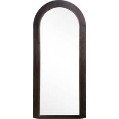 Glass Mirrors Evie Ridged Arch Lean To Brown Floor Mirror 80x180cm